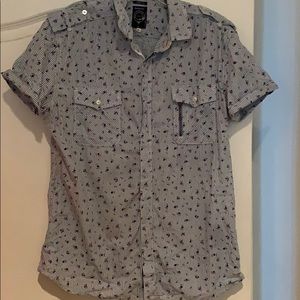 Diesel Short Sleeve Button Up